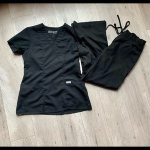 Greys Anatomy Black Scrubs